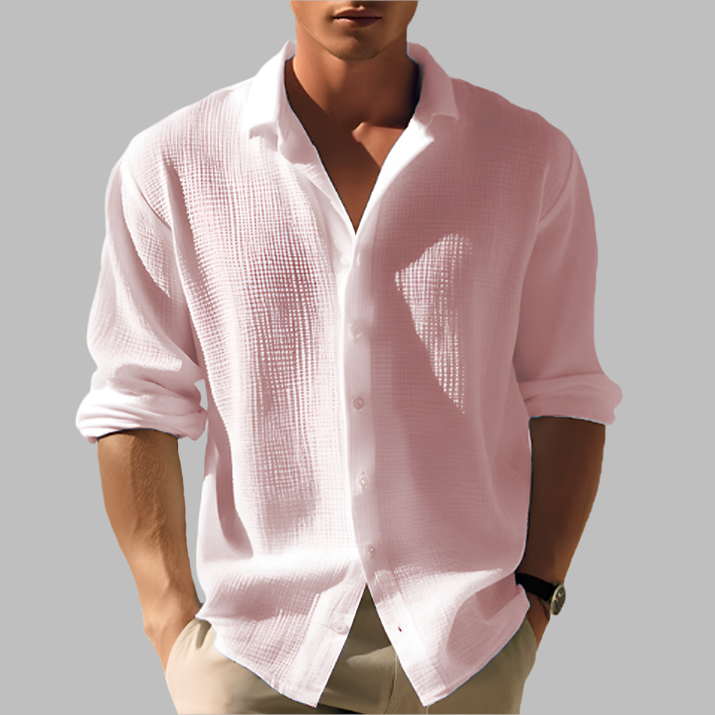 Chemise Décontractée à Manches Longues pour Homme