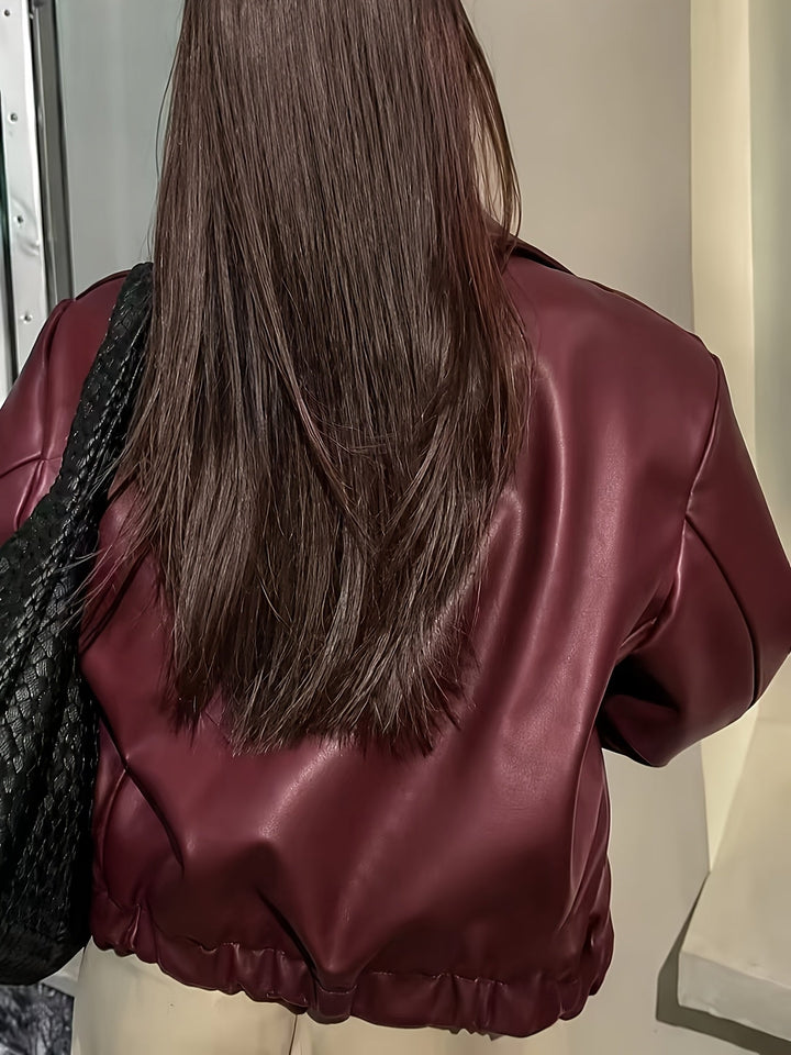 Women's Boxy Jacket with Elasticated Hem