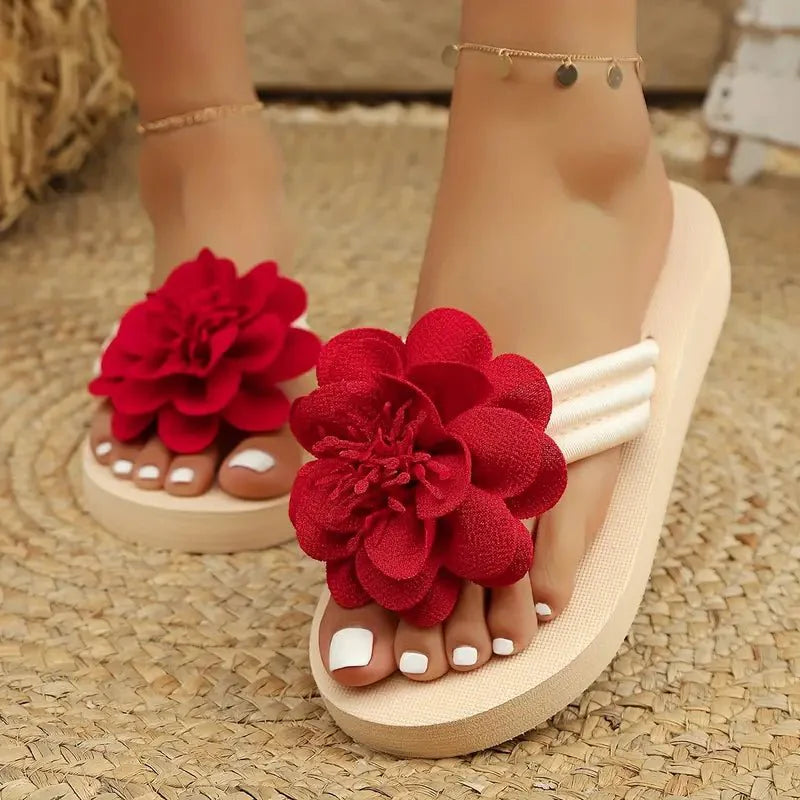 Amara - Women's Summer Floral Slide Sandals