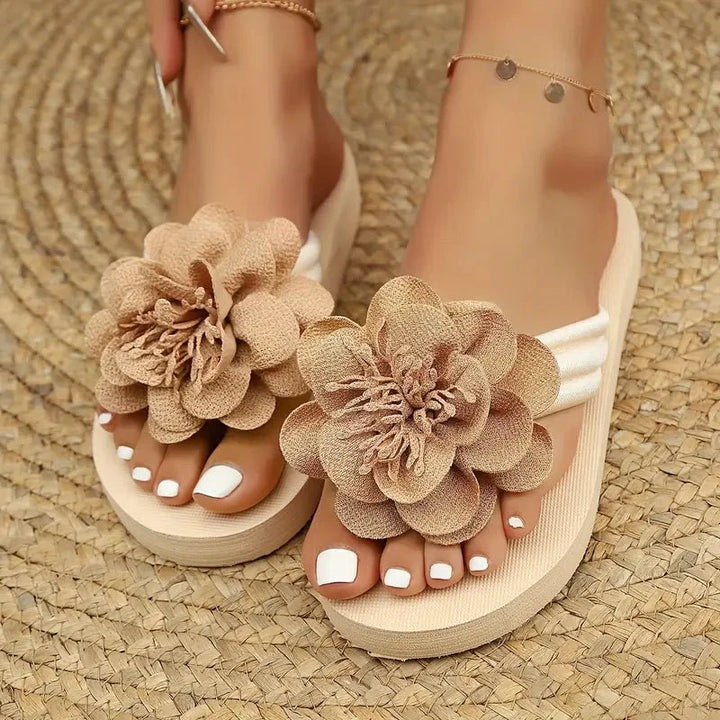 Amara - Women's Summer Floral Slide Sandals