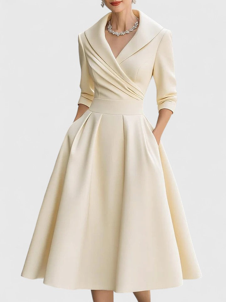 Yan | Elegantní midi šaty