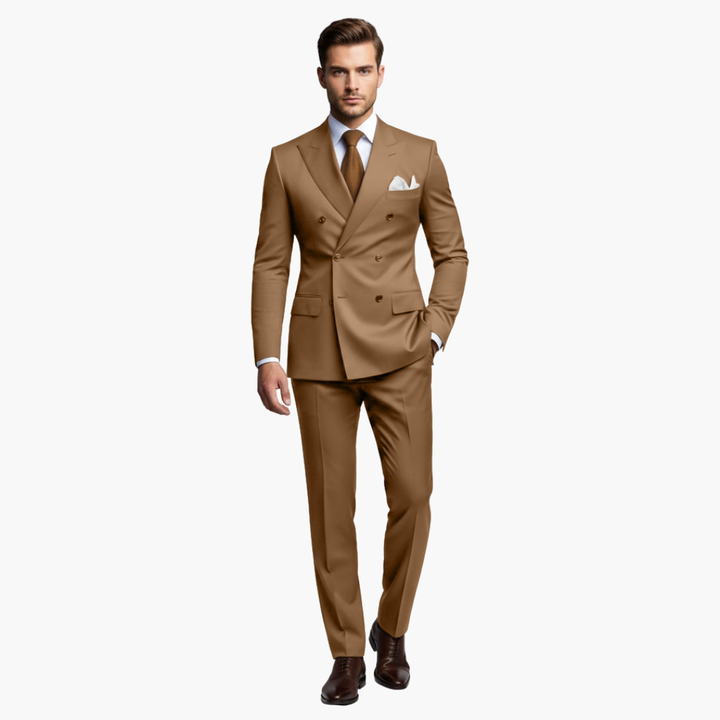 Slim Fit Men's Suit Two-Piece Set