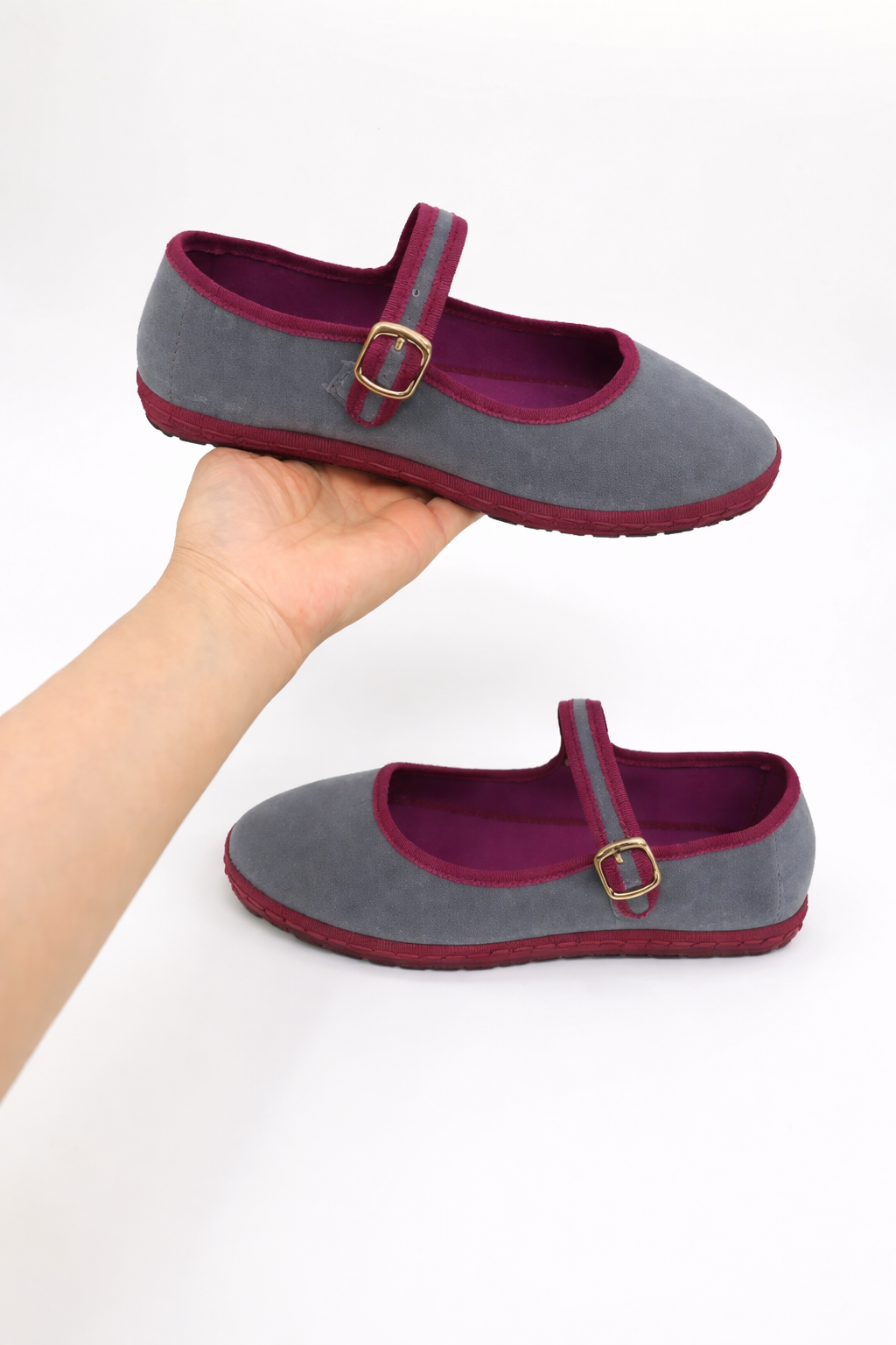 Women's Classic Mary Jane Flats with Soft Comfort Style