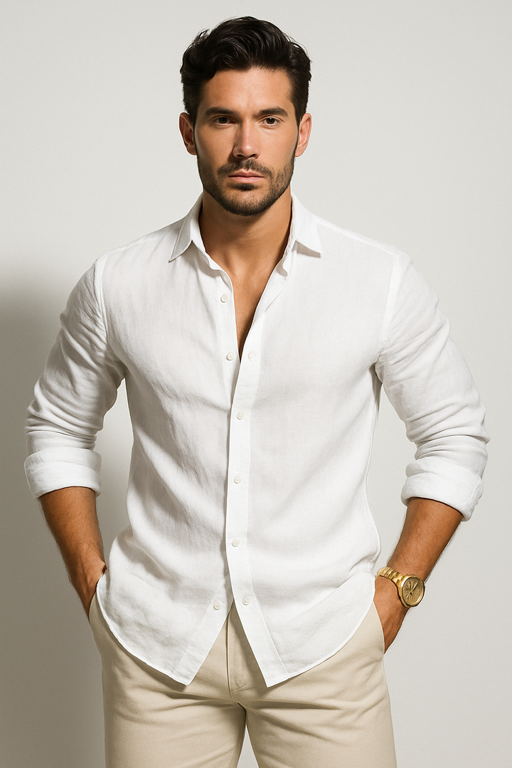Men’s Classic Linen Shirt