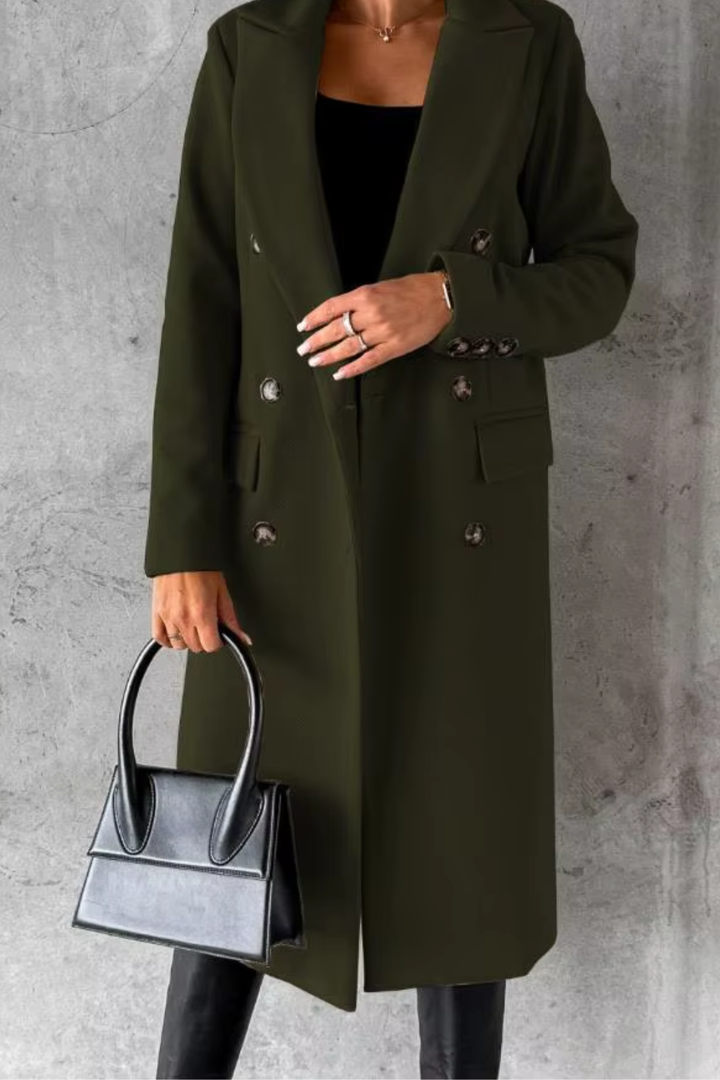 Women’s Tailored Long Trench Coat