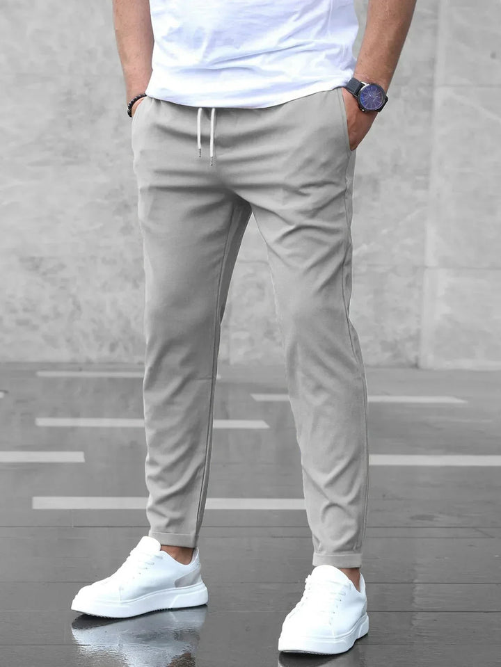 Men's Slim Fit Drawstring Jogger Pants