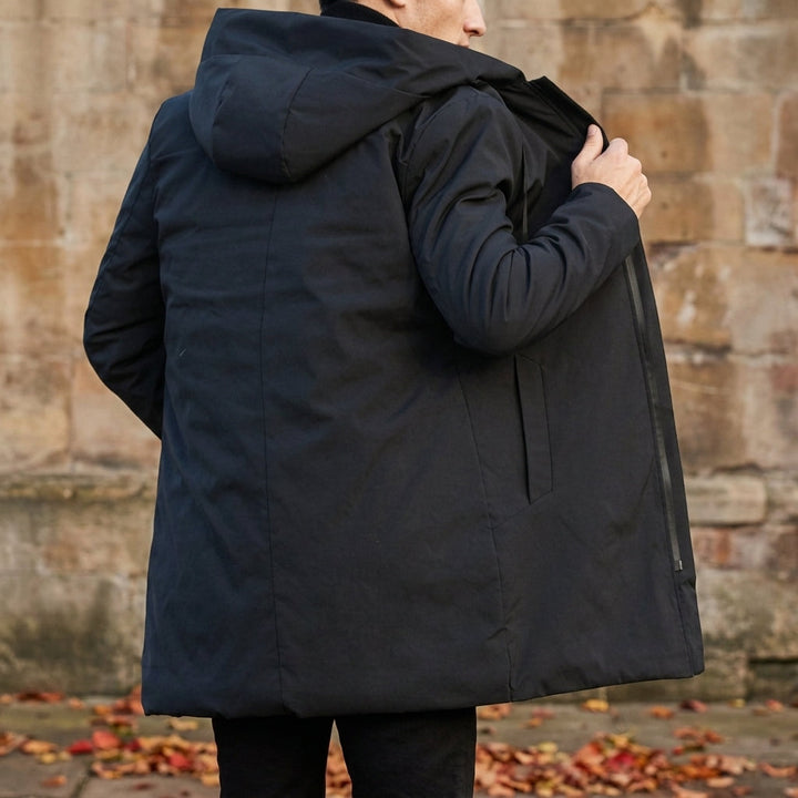 Nordvik Quilted-Lining Hooded Mid Coat