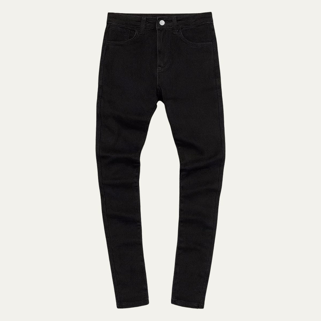 Men's Denim Jeans with Slim Fit and Side Pockets