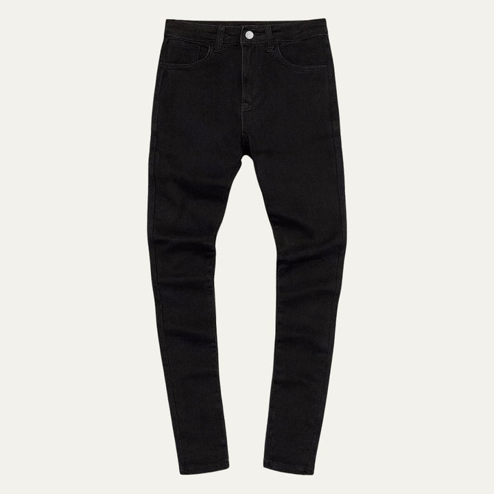 Men's Denim Jeans with Slim Fit and Side Pockets