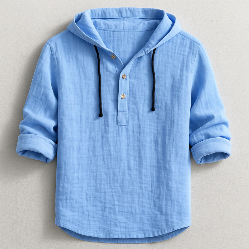 Luxury Men's Hooded Shirt