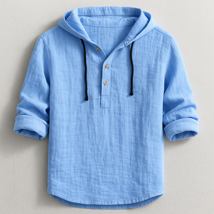 Luxury Men's Hooded Shirt