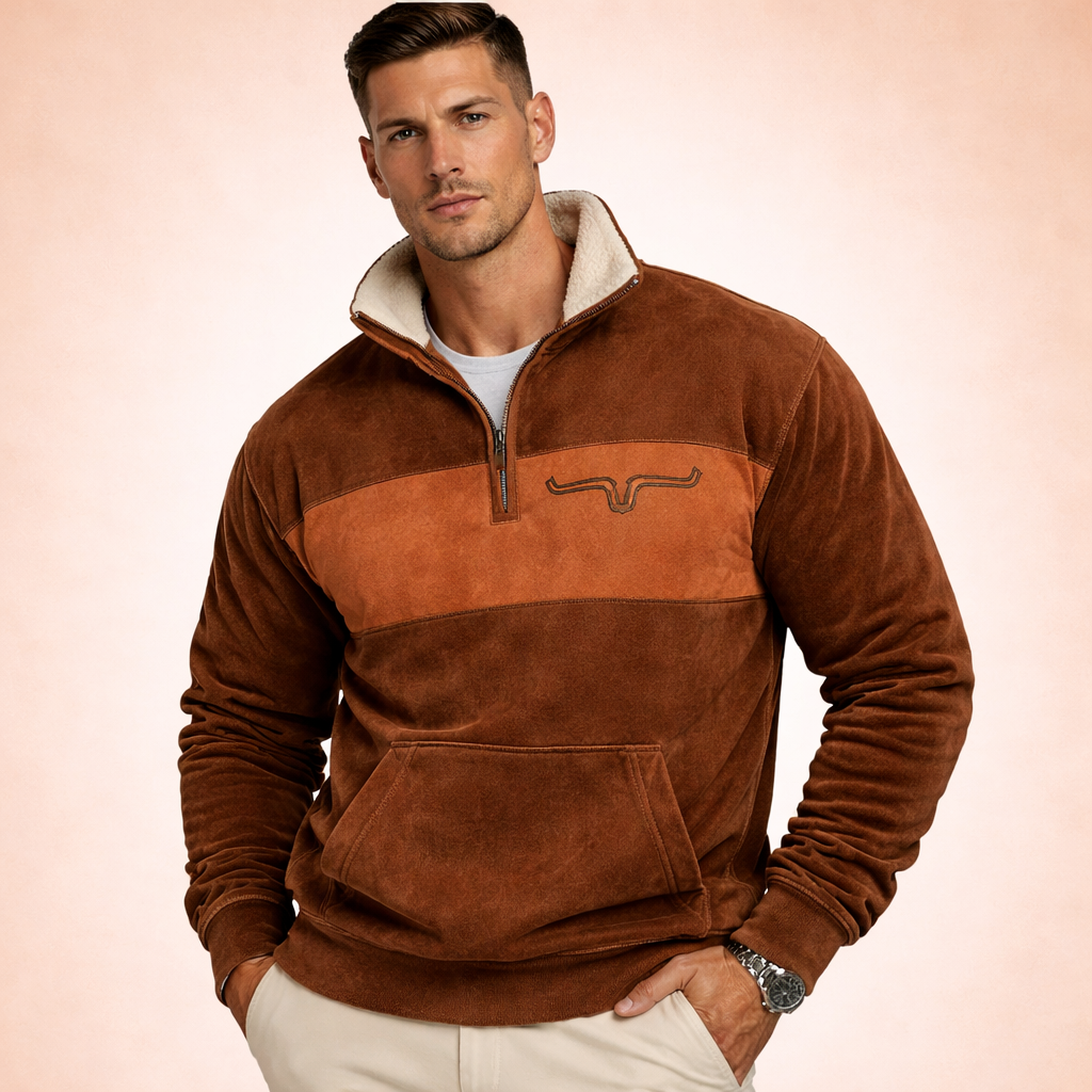 Noah | Men's Cozy Modern Quarter Zip Sweater