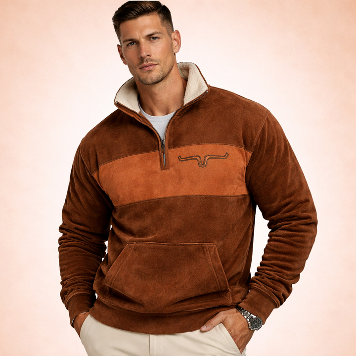 Noah | Men's Cozy Modern Quarter Zip Sweater