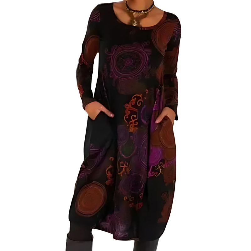 Elegant Winter Dress | Cozy Warmth