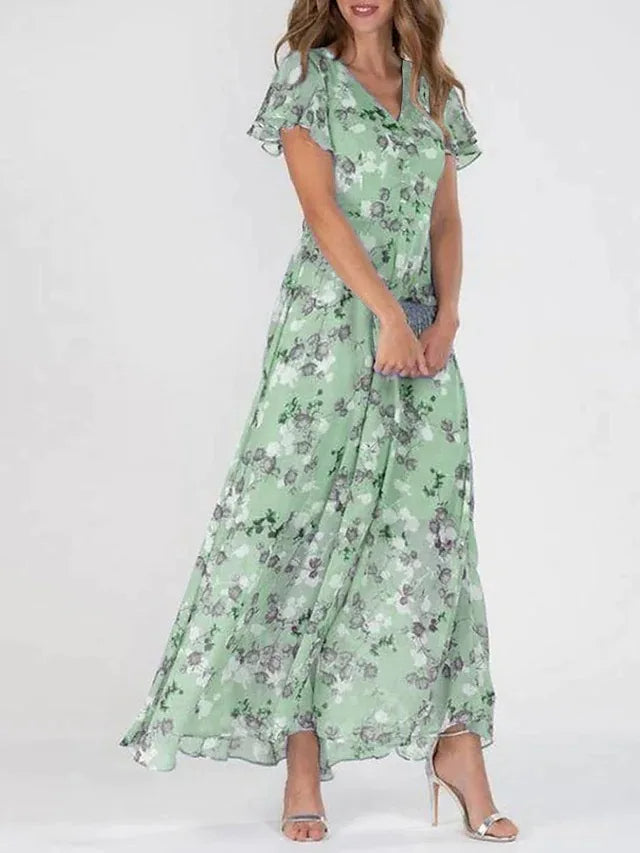 Chic Women's Midi Dress with Flattering Fit