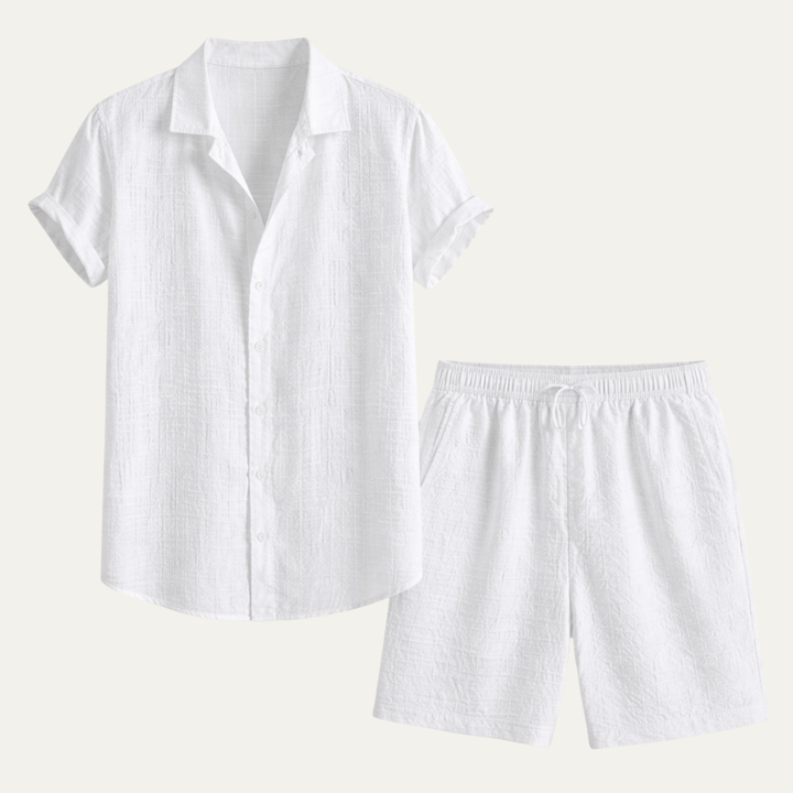 The Taranto Men’s Summer Beach Set – Shirt and Shorts