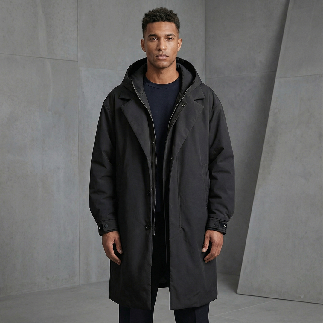 Jason - Modern Utility Trench Coat for Men