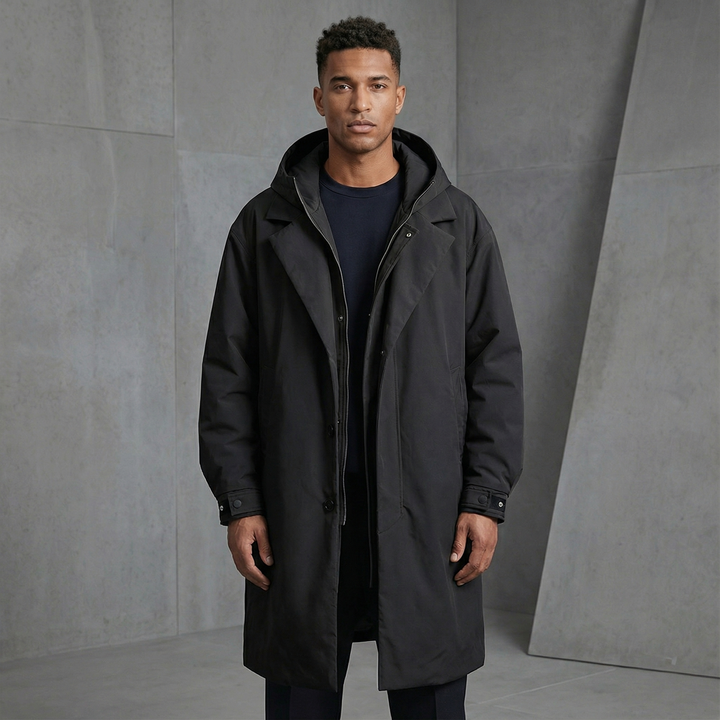 Jason - Modern Utility Trench Coat for Men