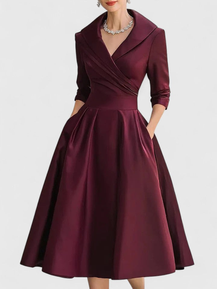 Yan | Elegantní midi šaty
