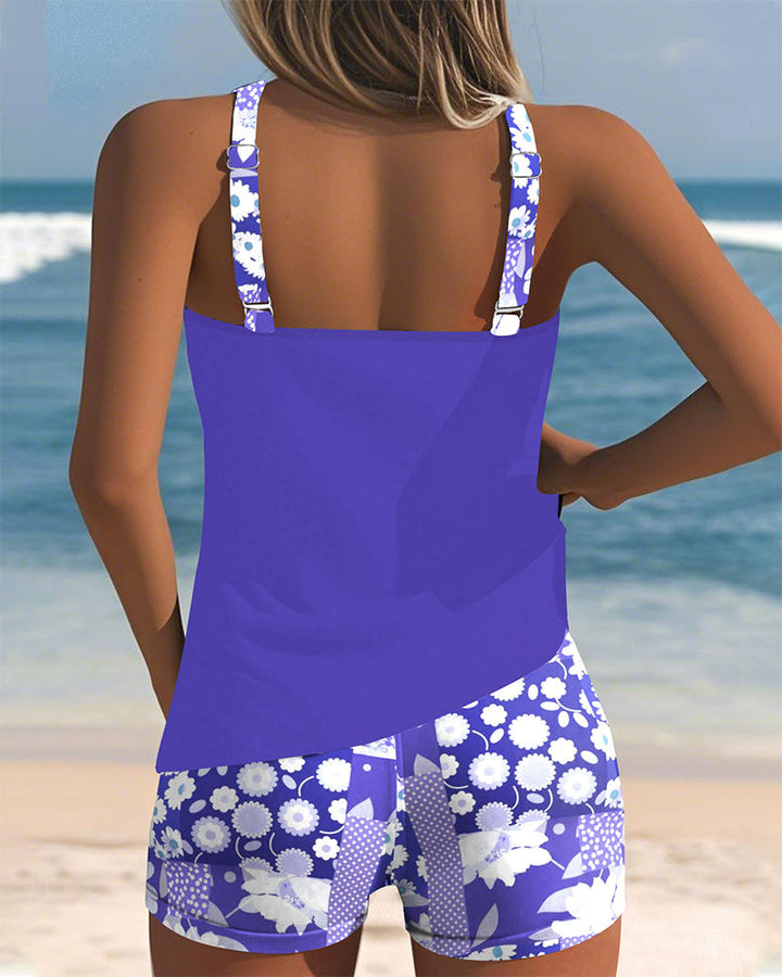 Two-Piece Tankini Set Beachwear for Women