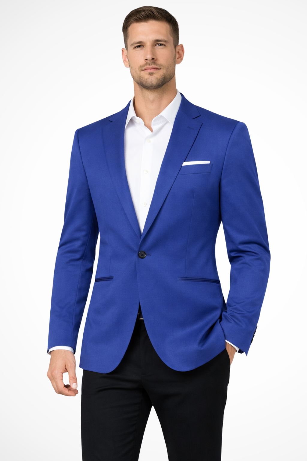 Theodore | Men Tailored Single Button Wedding Guest Blazer