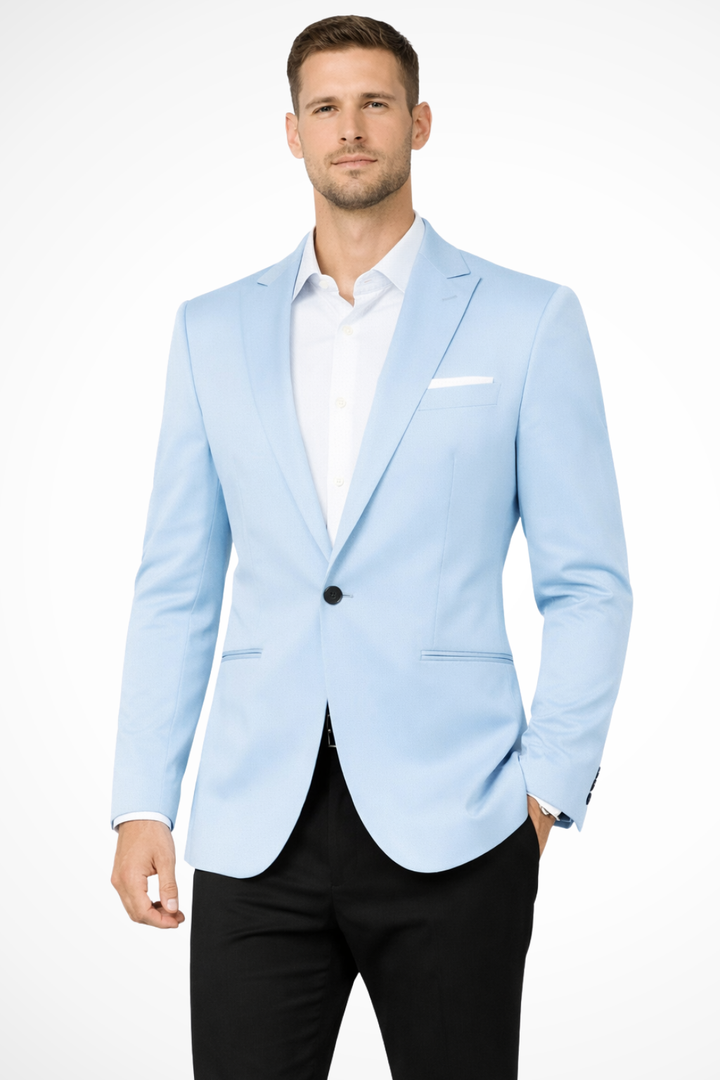 Theodore | Men Tailored Single Button Wedding Guest Blazer