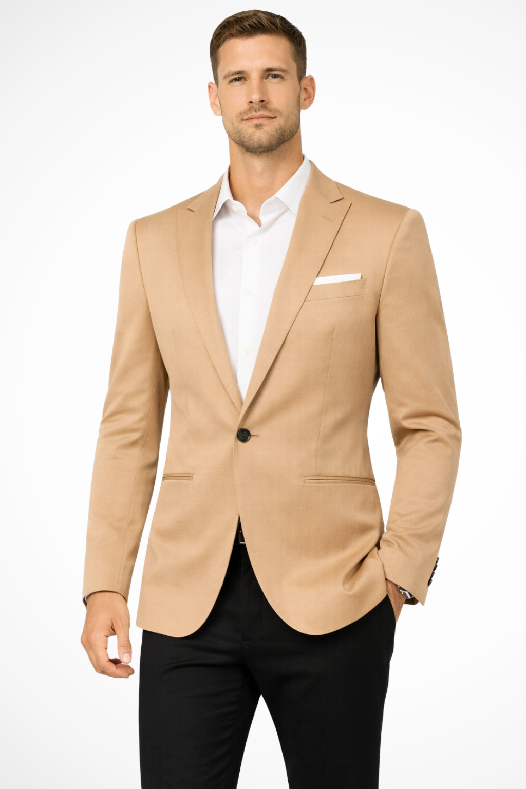 Theodore | Men Tailored Single Button Wedding Guest Blazer