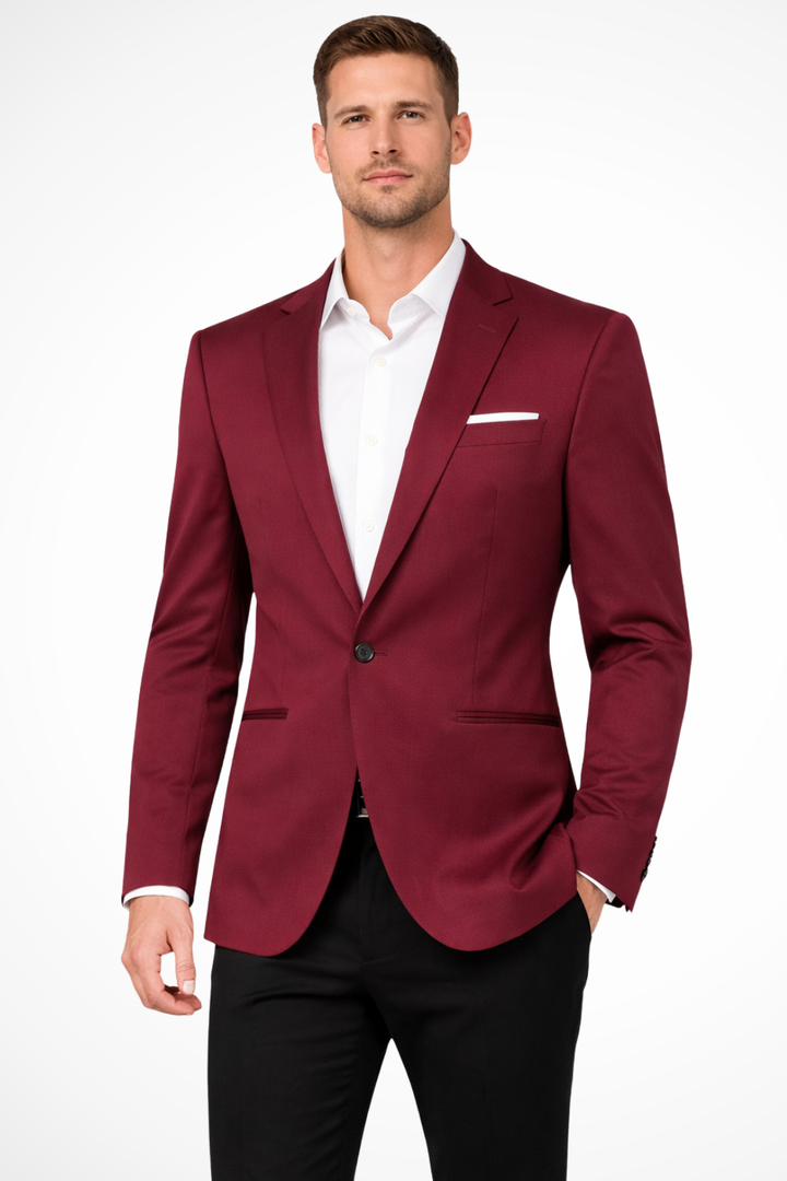 Theodore | Men Tailored Single Button Wedding Guest Blazer