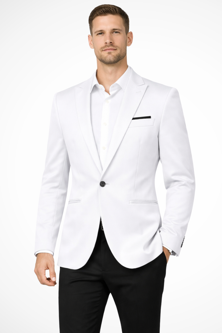 Theodore | Men Tailored Single Button Wedding Guest Blazer