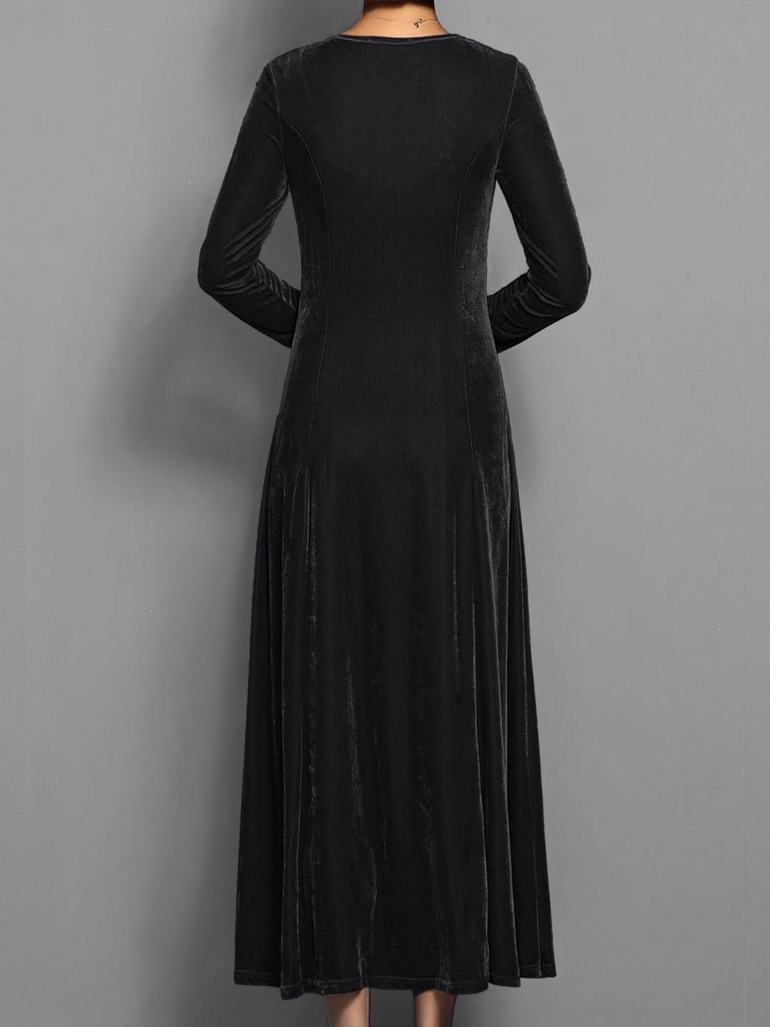 Gloria - Women's Velvet Maxi Dress