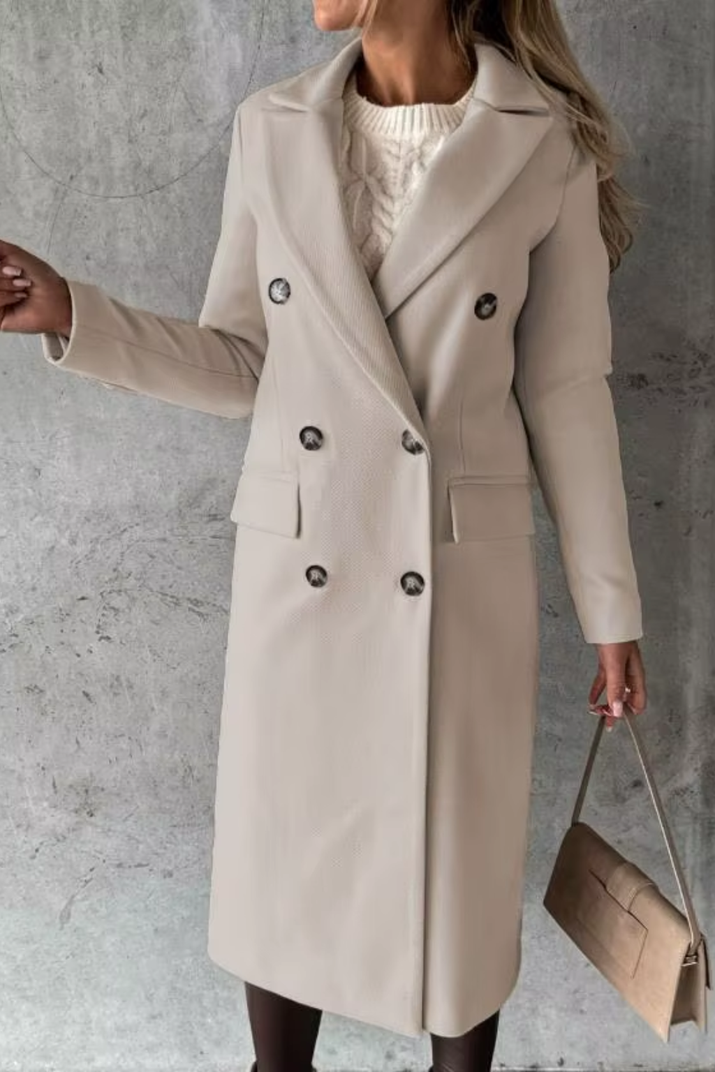Women’s Tailored Long Trench Coat