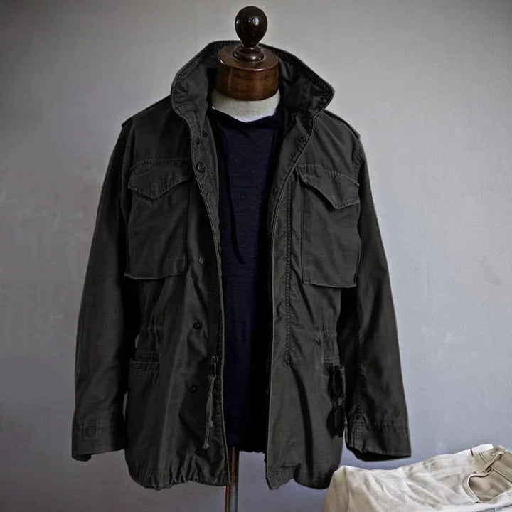 Men’s Classic Military Field Jacket | Timeless Design