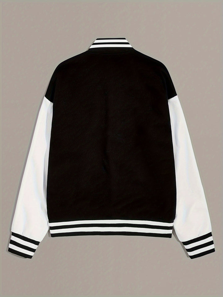 Harper | Women’s Casual Oversized Varsity Bomber Jacket