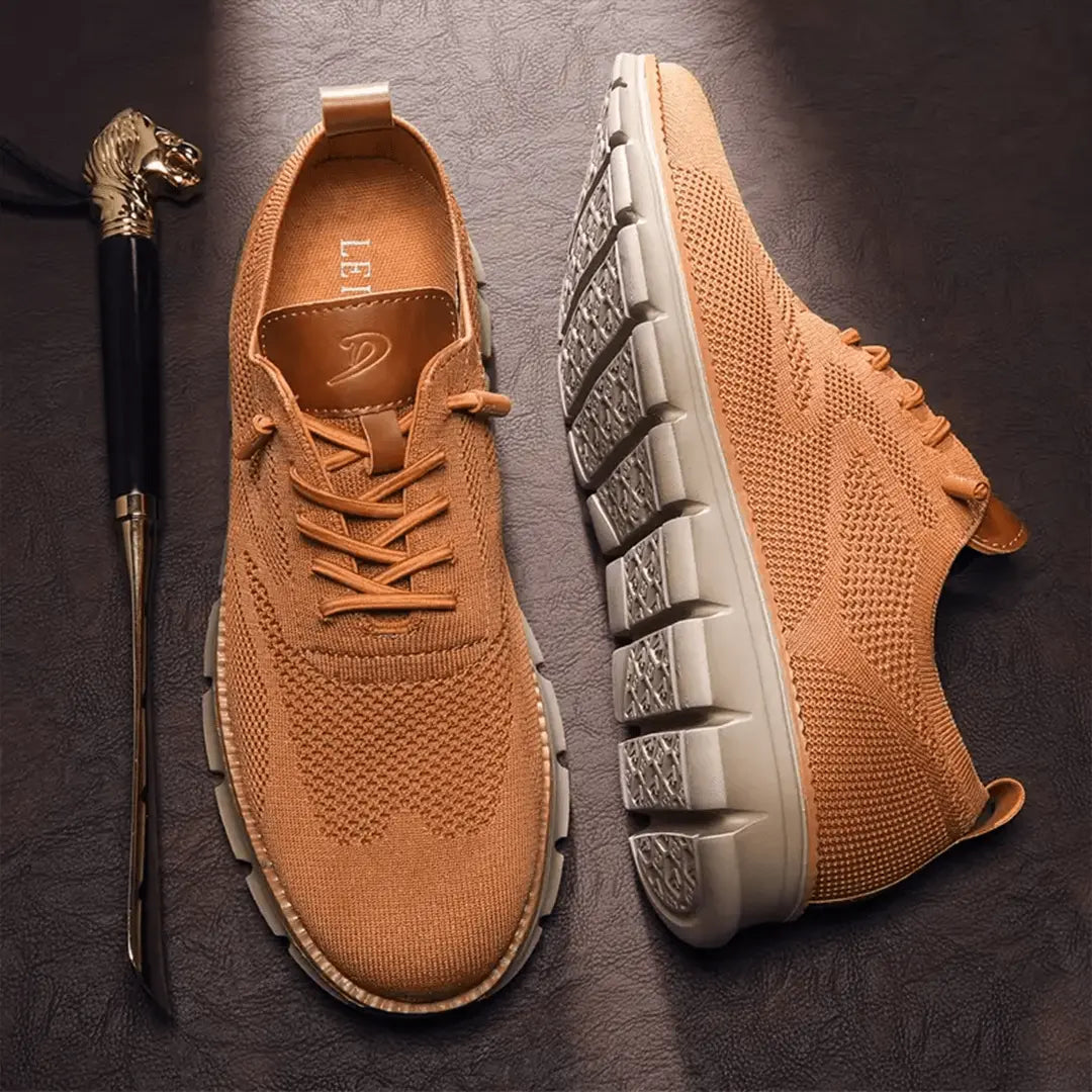 Men’s Ultra-Cushioned Breathable Knit Sneakers