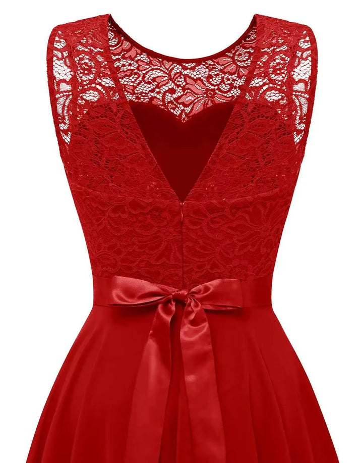 Elegant Asymmetric Evening Dress with Chic Design