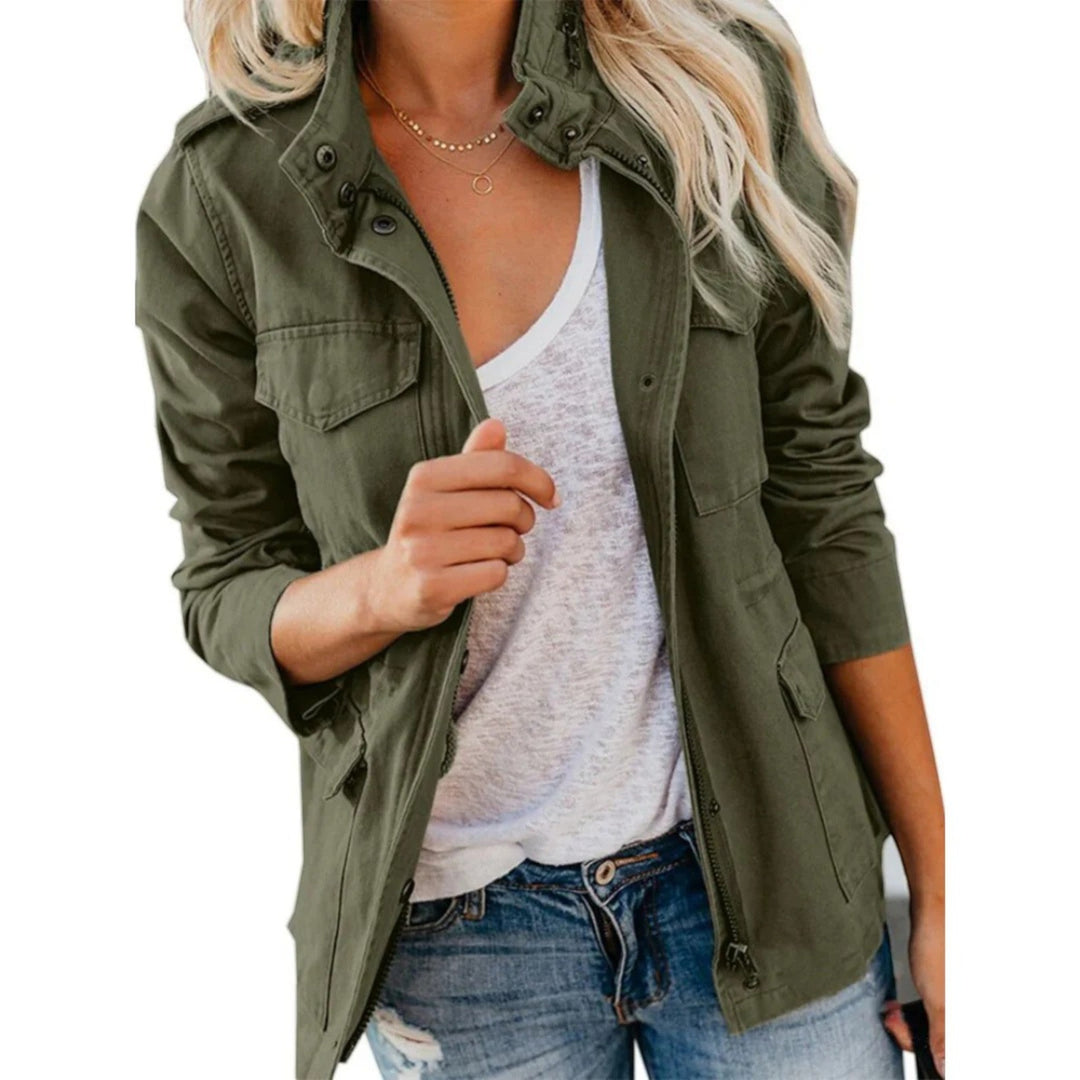 Barbara – Chic Modern Jacket for Women with Multiple Pockets