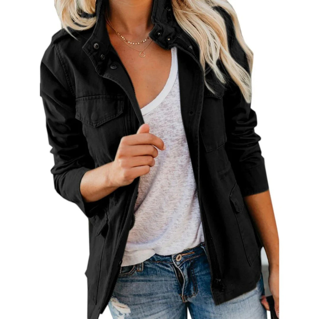 Barbara – Chic Modern Jacket for Women with Multiple Pockets