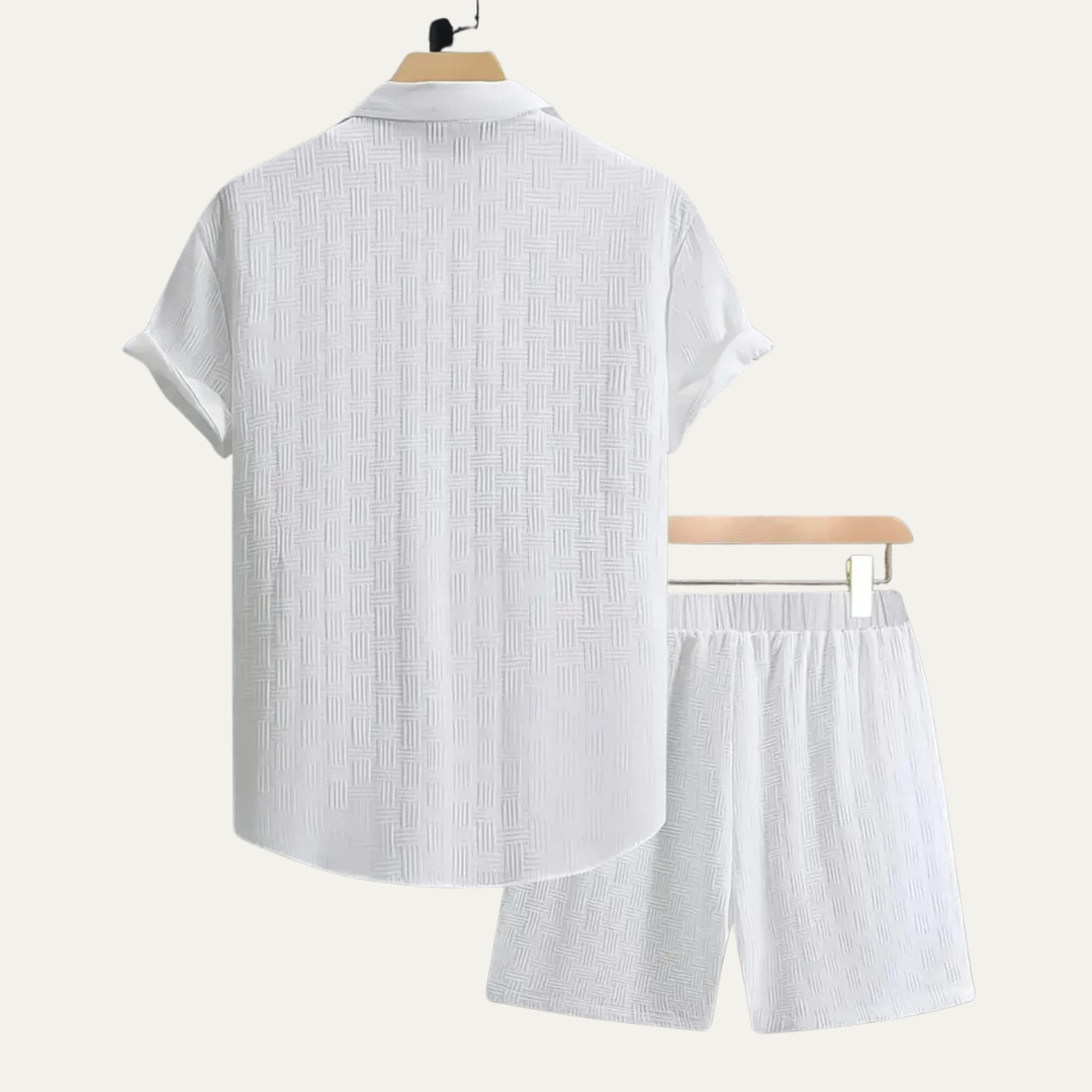 The Taranto Men’s Summer Beach Set – Shirt and Shorts
