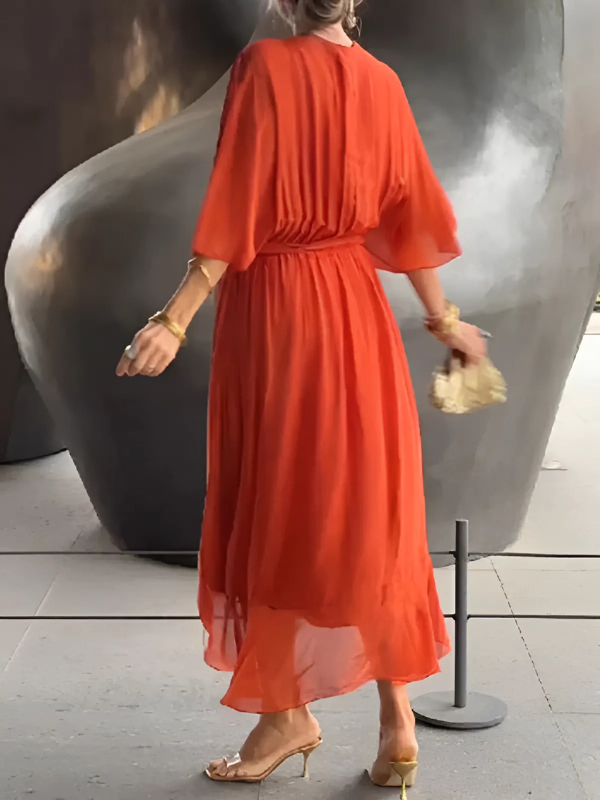 Elegantní maxi šaty lichotivé