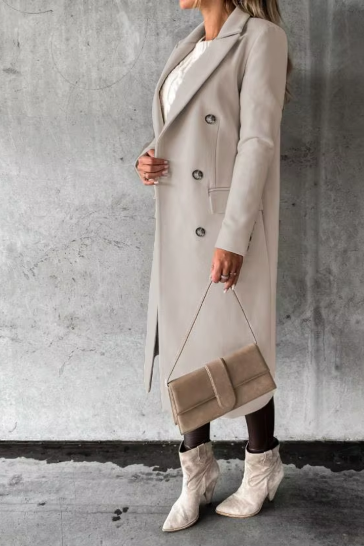 Women’s Tailored Long Trench Coat