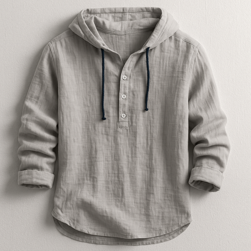 Luxury Men's Hooded Shirt
