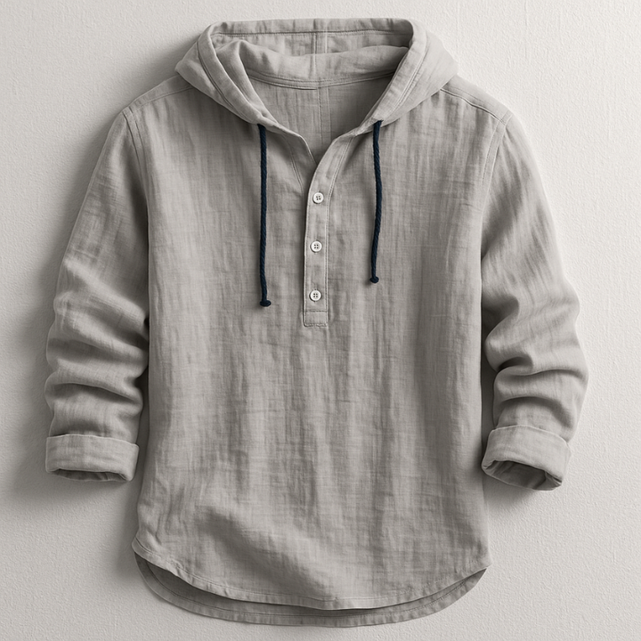 Luxury Men's Hooded Shirt
