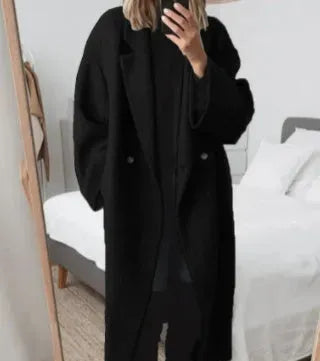 Eva | Women’s Relaxed Fit Long Minimalist Coat