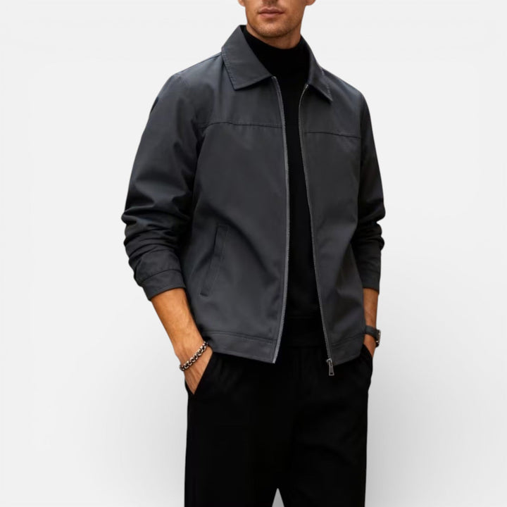 Men’s Lapel Collar Summer Jacket Lightweight Everyday Wear