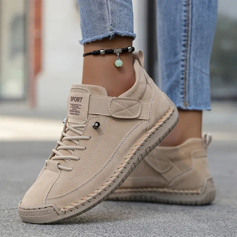 Women's Casual Lace-Up Comfort Walking Sneakers