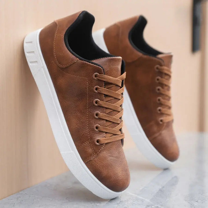 Men’s Low-Top Lace-Up Casual Sneakers
