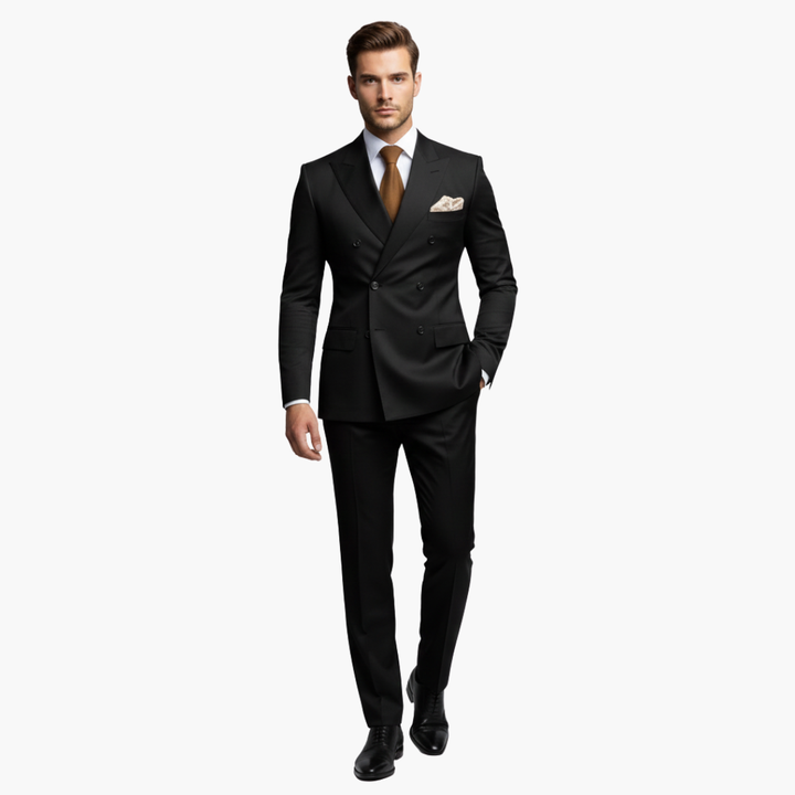 Slim Fit Men's Suit Two-Piece Set