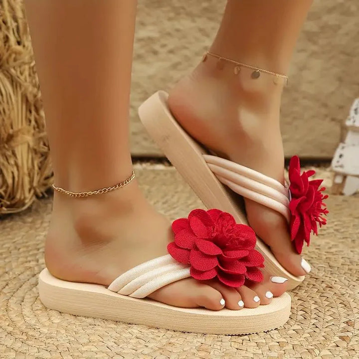 Amara - Women's Summer Floral Slide Sandals