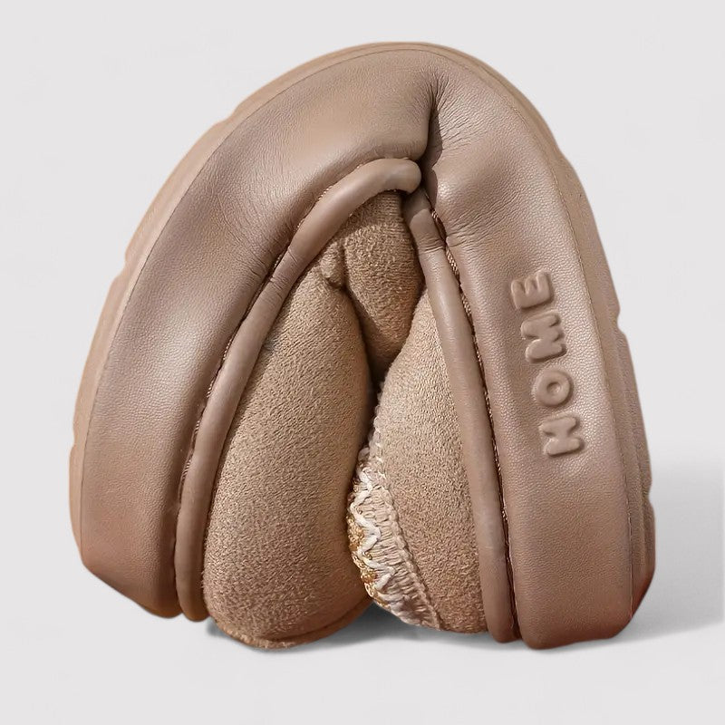 Women's Plush-Lined Slip-On House Slippers