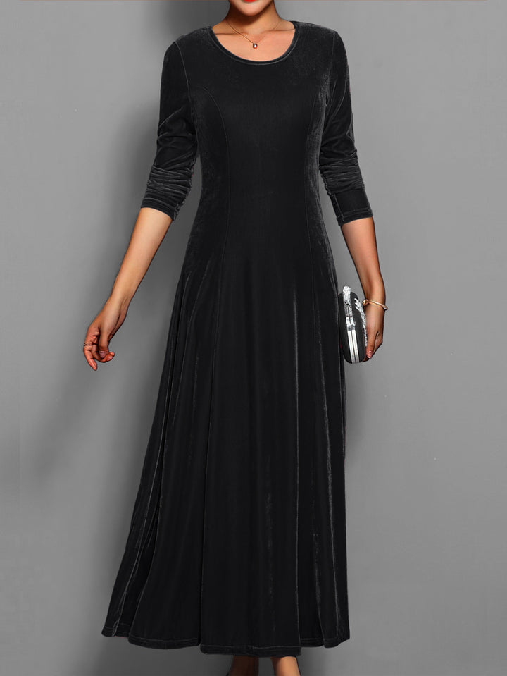 Gloria - Women's Velvet Maxi Dress